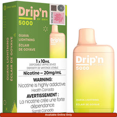 Drip'n 5000 Disposable Vape: Guava Lightning (1pk)