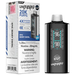 FLAVOUR BEAST UNLEASHED DCP 20k EPIC BERRY SWIRL ICED DISPOSABLE VAPE