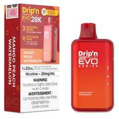 DRIP'N EVO 28K MANGO PEACH WATERMELON DISPOSABLE VAPE