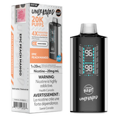 FLAVOUR BEAST UNLEASHED DCP 20k EPIC PEACH MANGO ICED DISPOSABLE VAPE