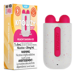 KNOWZY DUO6 PEACHY SAKURA ICE DISPOSABLE VAPE