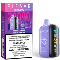 Sakura Grape Elf Bar GH20000 Disposable Vape