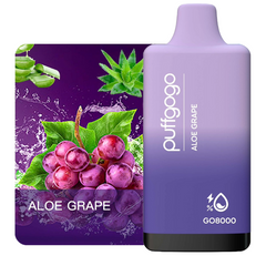 Puffgogo GO8000 Disposable 8000 Puffs - Aloe Grape