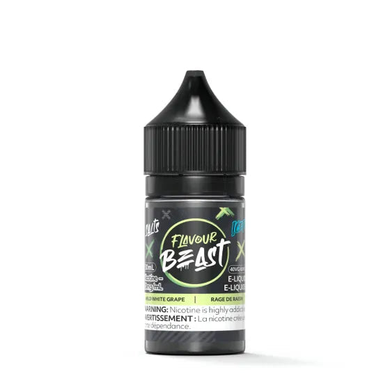 FLAVOUR BEAST SALT - WILD WHITE GRAPE ICED 30ML - 30 ML / 20 MG