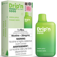 Drip'n 5000 Disposable Vape: Green Apple (1pk)