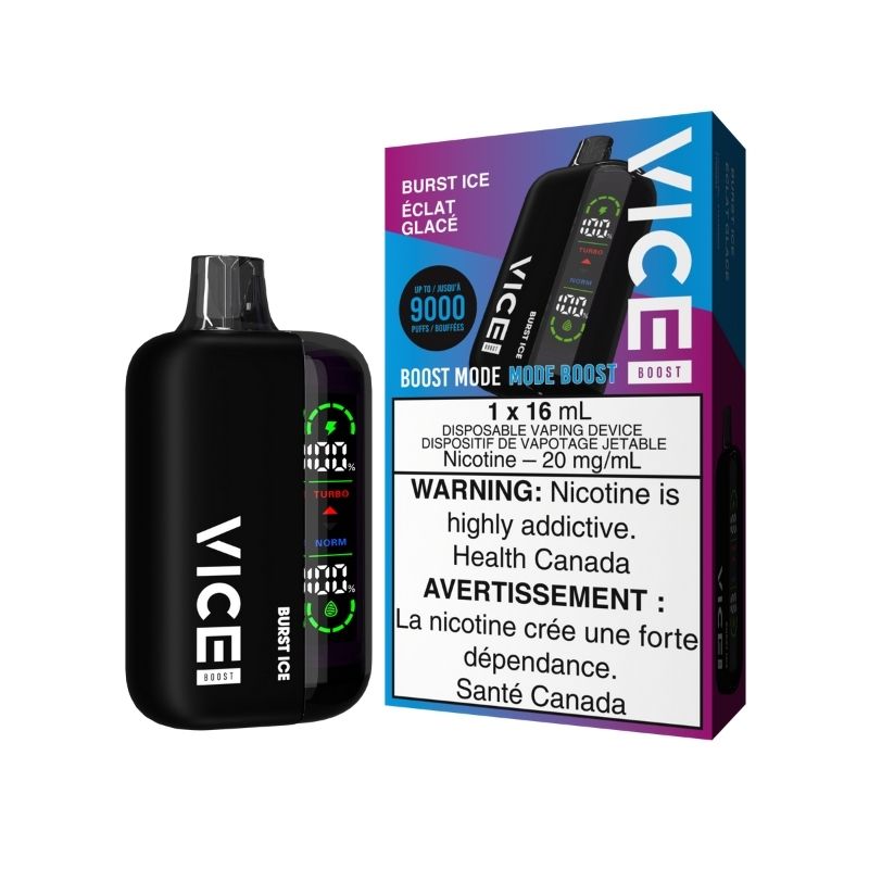 VICE BOOST BURST ICE 9k DISPOSABLE VAPE