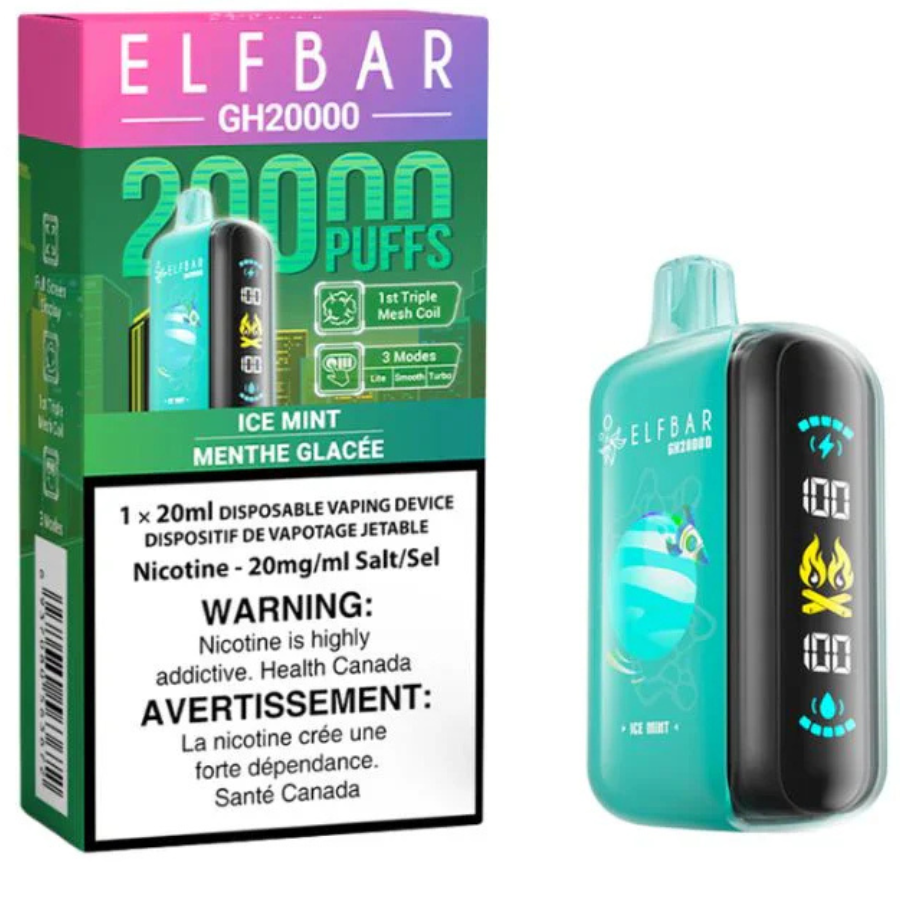 Elf Bar GH20000 Disposable Vape - 20K Puffs - Ice Mint
