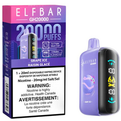 Elf Bar GH20000 Disposable Vape - 20K Puffs - Grape Ice