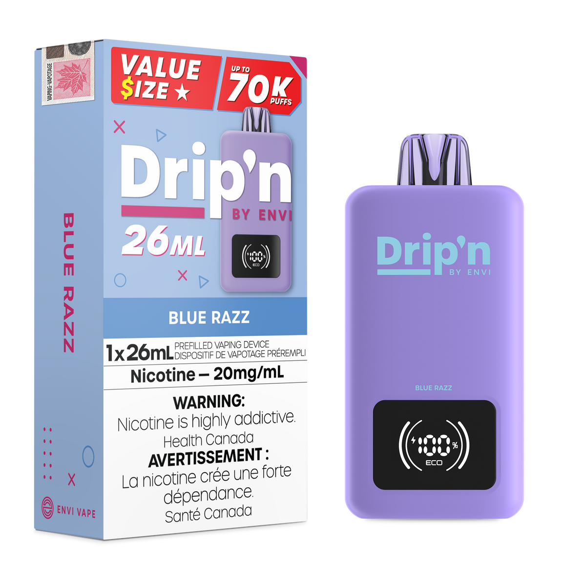 ENVI DRIP'N 26ML DISPOSABLE