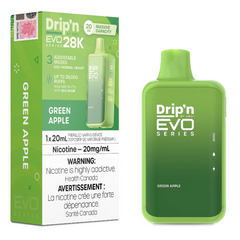 DRIP'N EVO 28K GREEN APPLE DISPOSABLE VAPE