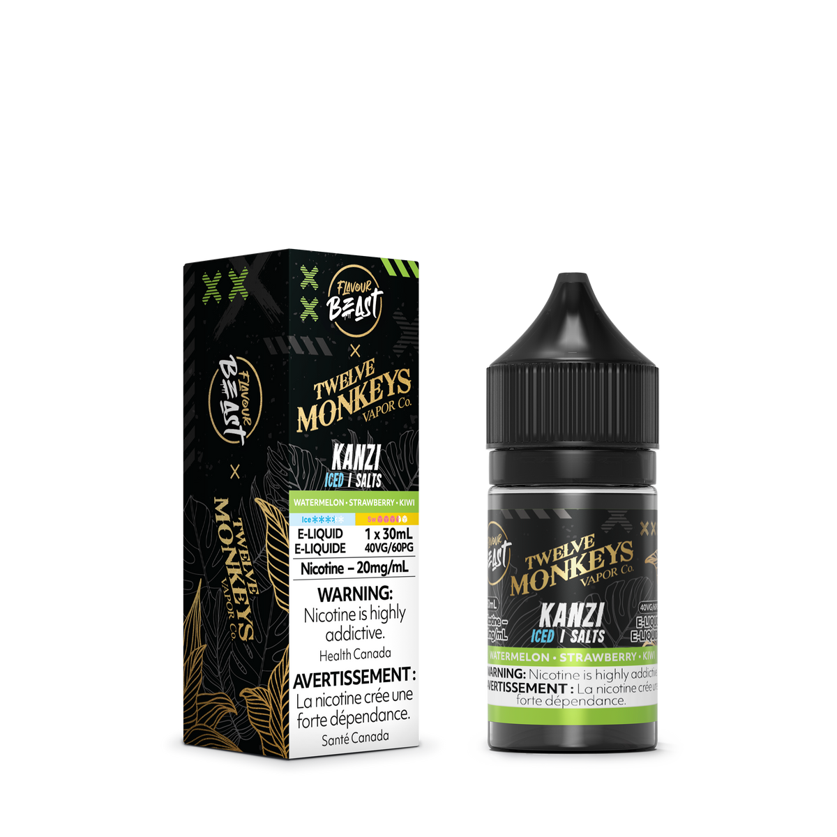 FLAVOUR BEAST SALT - KANZI 30ML-MONKEY SERIES