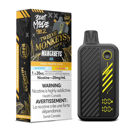 FLAVOUR BEAST SALT - MANGABEYS 30ML-MONKEY SERIES