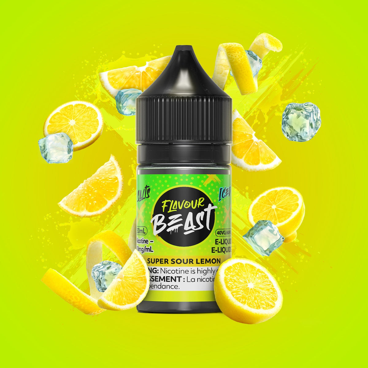 FLAVOUR BEAST SALT - SUPER SOUR LEMON ICED 30ML