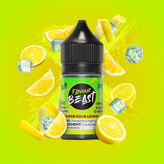 FLAVOUR BEAST SALT - SUPER SOUR LEMON ICED 30ML