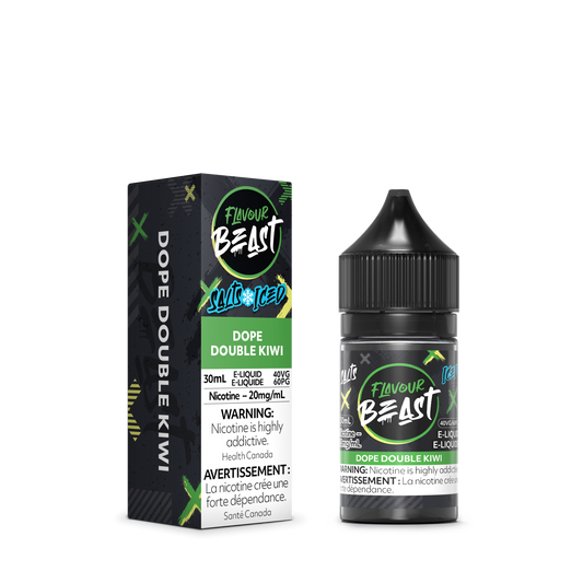 FLAVOUR BEAST SALT - DOPE DOUBLE KIWI ICED 30ML