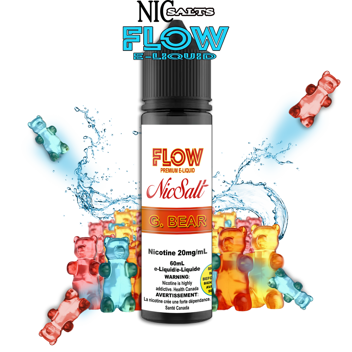 CUSTOM FLOW SALT - G.BEAR 60ML