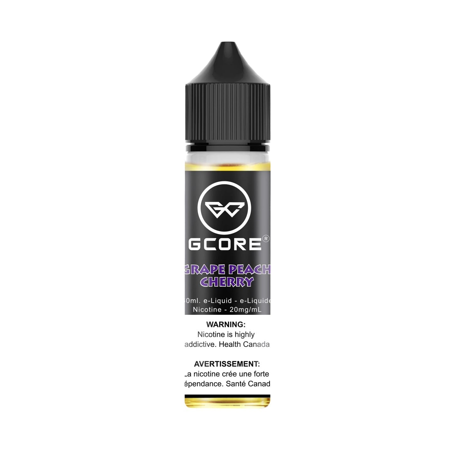 Gcore Juice 60ML (20 MG Nicotine Salt) - Grape Peach Cherry