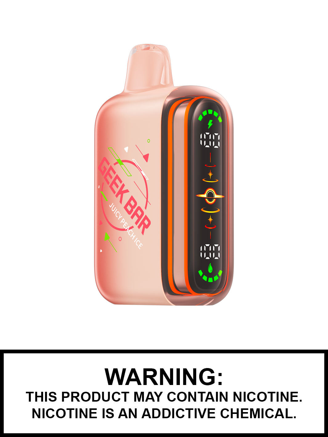 Juicy Peach Ice - Geek Bar Pulse 2 80K Disposable