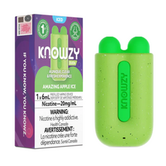 Knowzy Duo6 Disposable - Amazing Apple Ice 20mg