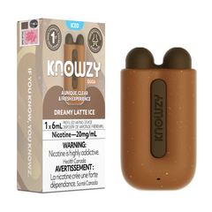 KNOWZY DUO6 DREAMY LATTE ICE DISPOSABLE VAPE