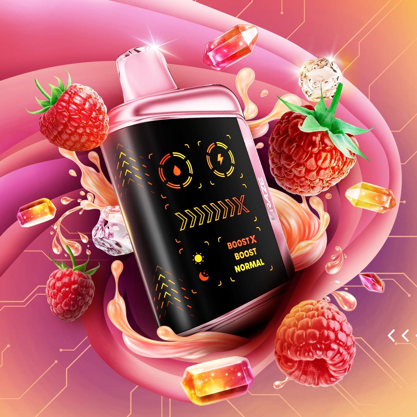 Kraze Mega X 48K Klassic - Norwegian Berry G Ice