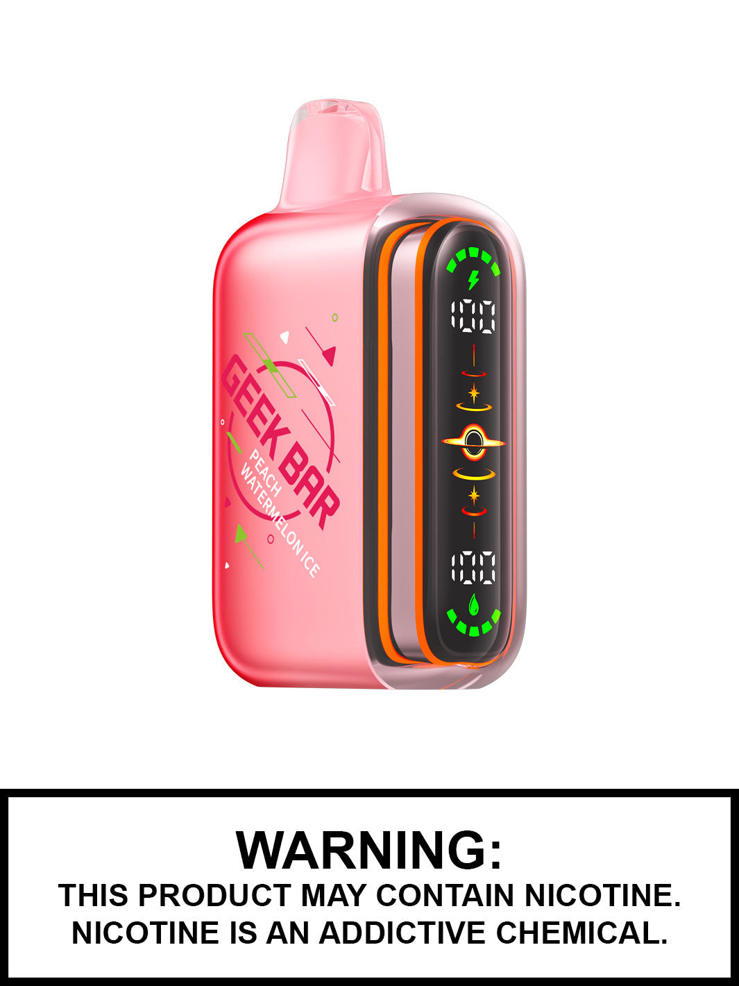 Peach Watermelon Ice - Geek Bar Pulse 2 80K Disposable