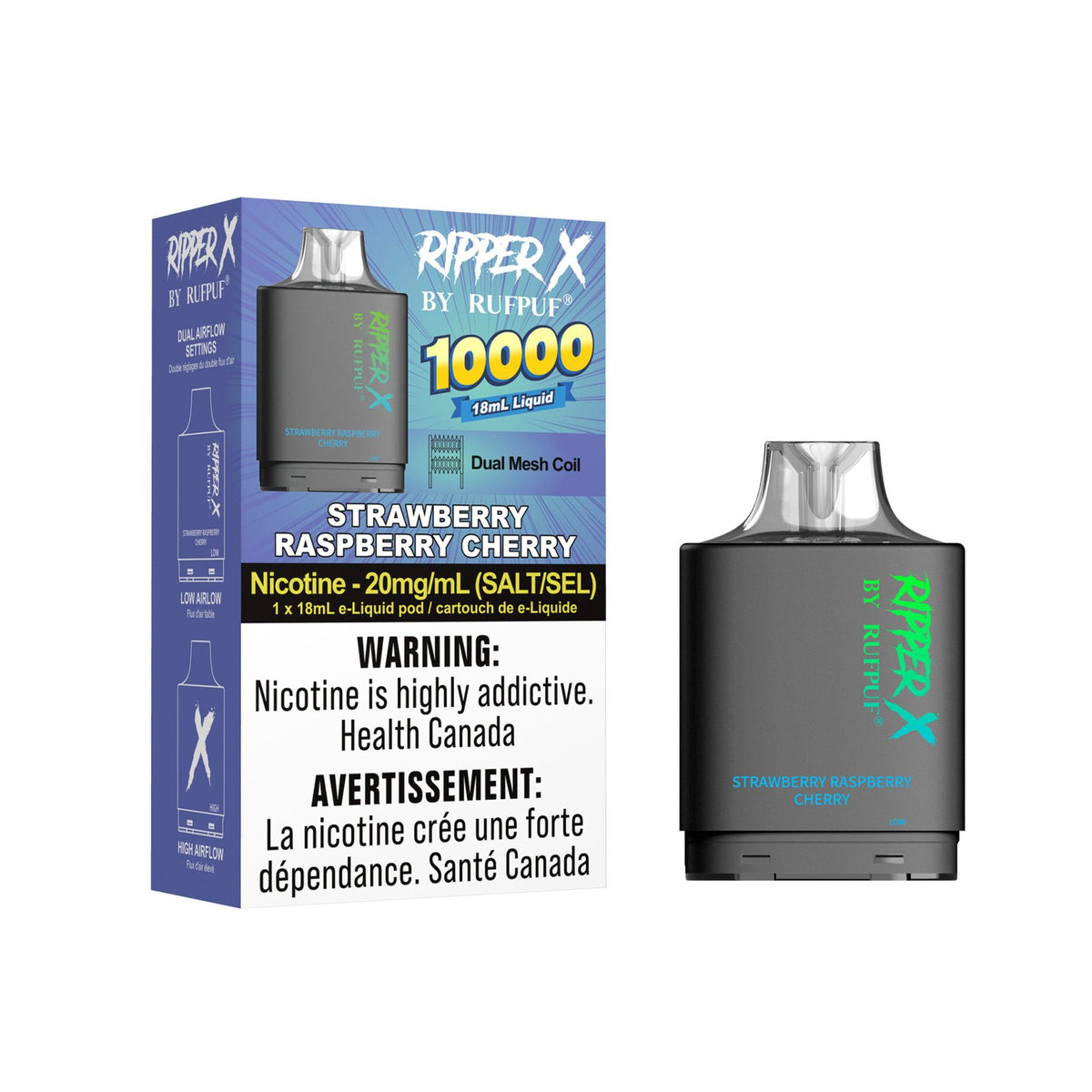 Strawberry Raspberry Cherry Ripper X 10000 (20mg/ML)