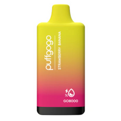 Puffgogo GO8000 Disposable 8000 Puffs - Strawberry Banana