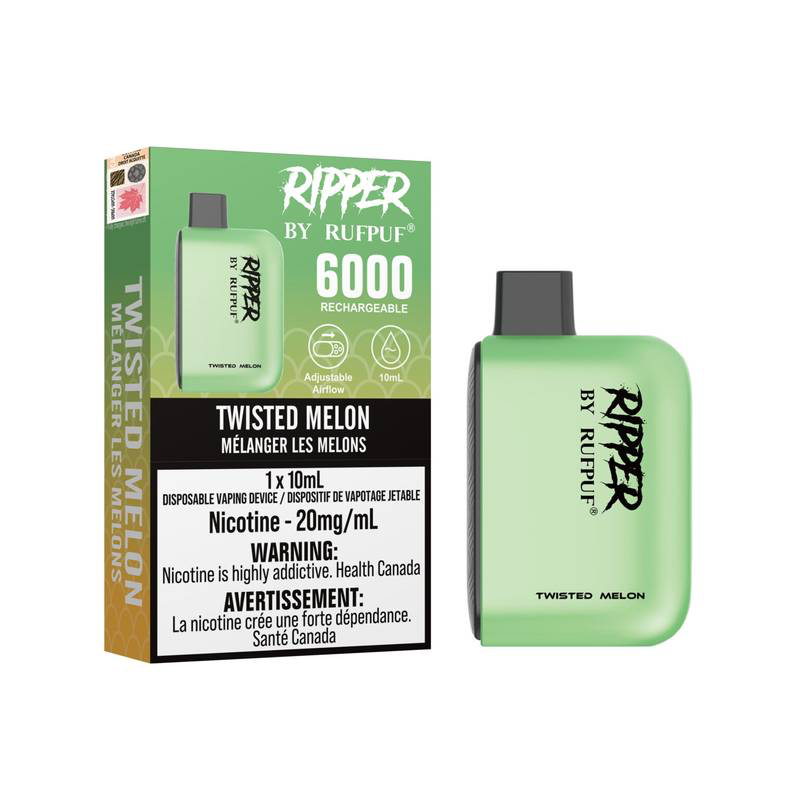 RUFPUF Ripper 6000 Disposable - Twisted Melon
