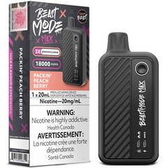Flavour Beast - Beast Mode Max 18K Disposable Vape: Packin’ Peach Berry (20mL)