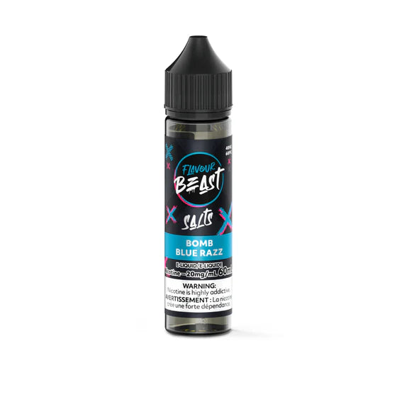 FLAVOUR BEAST SALT - BOMB BLUE RAZZ 60ML