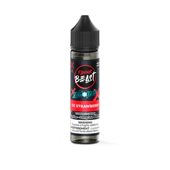 FLAVOUR BEAST SALT - SIC STRAWBERRY ICED 60ML