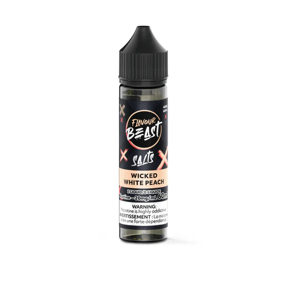 FLAVOUR BEAST SALT - WICKED WHITE PEACH 60ML