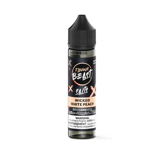 FLAVOUR BEAST SALT - WICKED WHITE PEACH 60ML