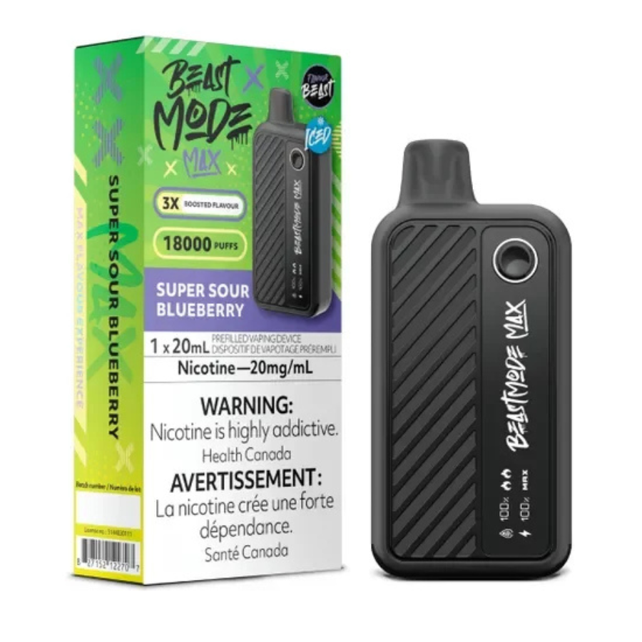 Flavour Beast Beast Mode Max 18k – Super Sour Blueberry