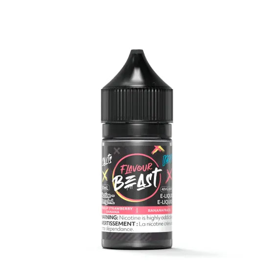 FLAVOUR BEAST SALT - STR8 UP STRAWBERRY BANANA ICED 60ML