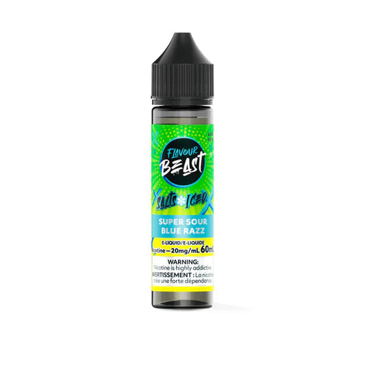 FLAVOUR BEAST SALT - SUPER SOUR BLUE RAZZ ICED 60ML