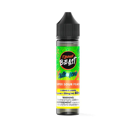 FLAVOUR BEAST SALT - SUPER SOUR PEACH ICED 30ML