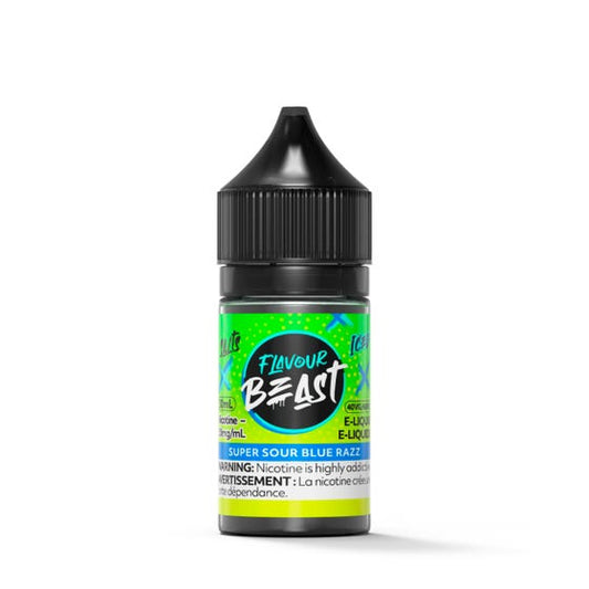 FLAVOUR BEAST SALT - SUPER SOUR BLUE RAZZ ICED 30ML