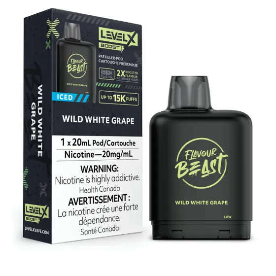 Level X Boost Flavour Beast G2 Boost Pod - Wild White Grape Iced (20mL)