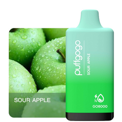 Puffgogo GO8000 Disposable 8000 Puffs - Sour Apple